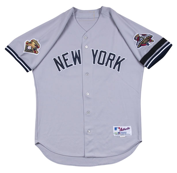 Lot Detail - 2001 Enrique Wilson World Series Game Used New York Yankees  Road Jersey (Yankees-Steiner)