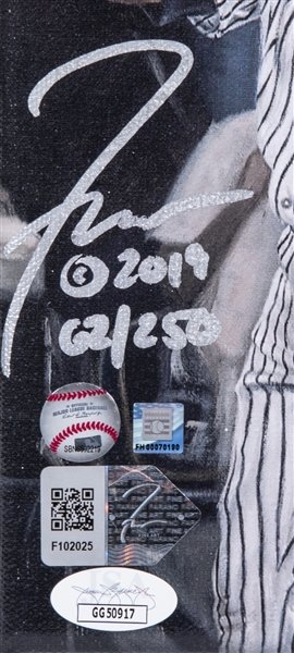 Mariano Rivera 'Unanimous' Autographed Limited Edition of 42 Framed 24 x 36  Canvas Giclee (Justyn Farano)