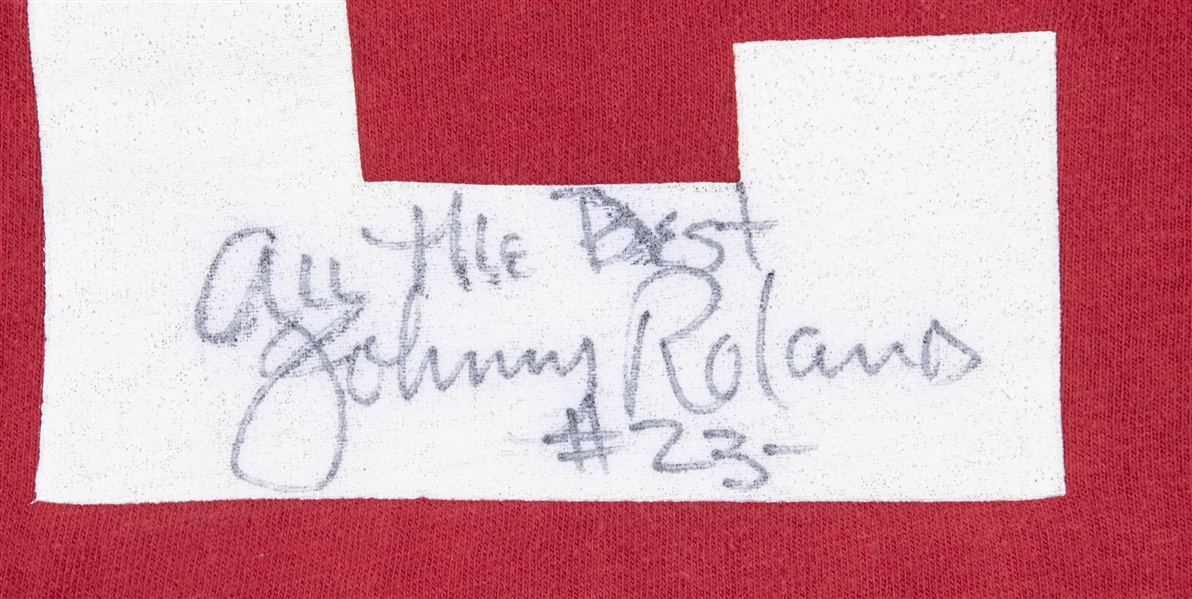 Lot Detail - 1966-1969 Circa Johnny Roland Game Used & Signed St. Louis  Cardinals Home Jersey (Beckett)
