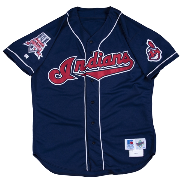 David Justice Indians Jersey Cleveland World Series 90s