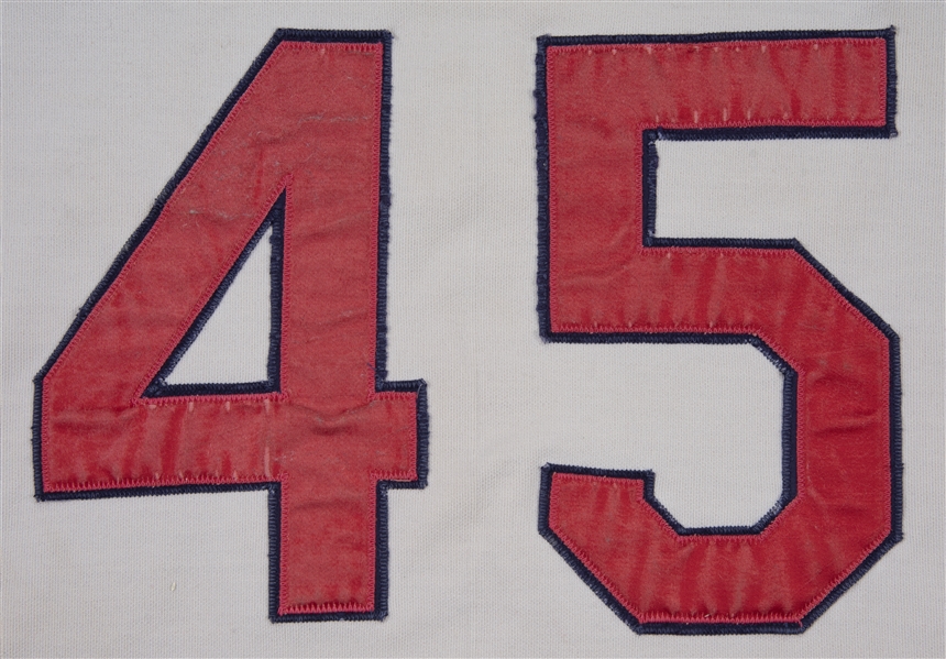 Lot Detail - 1972 Bob Gibson Photo Matched Game Used & Signed St. Louis  Cardinals Road Jersey Photo Matched To 7/17/1972 Complete Game - 12 K's &  10th Win of Season! (Sports Investors Authentication & Beckett)