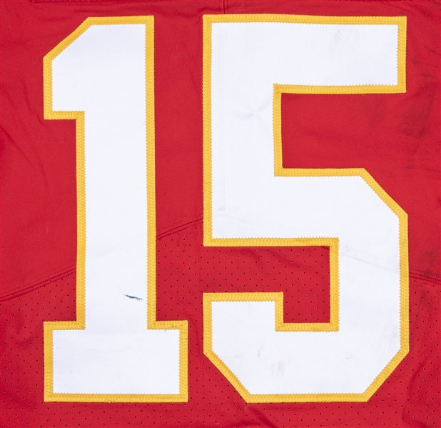patrick mahomes game used jersey
