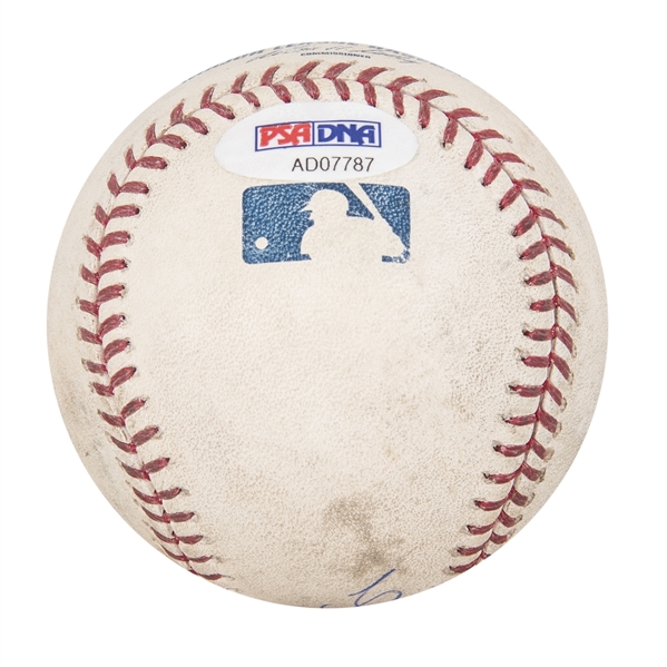 Lot Detail - 2011 Mariano Rivera Game Used and Signed Baseball