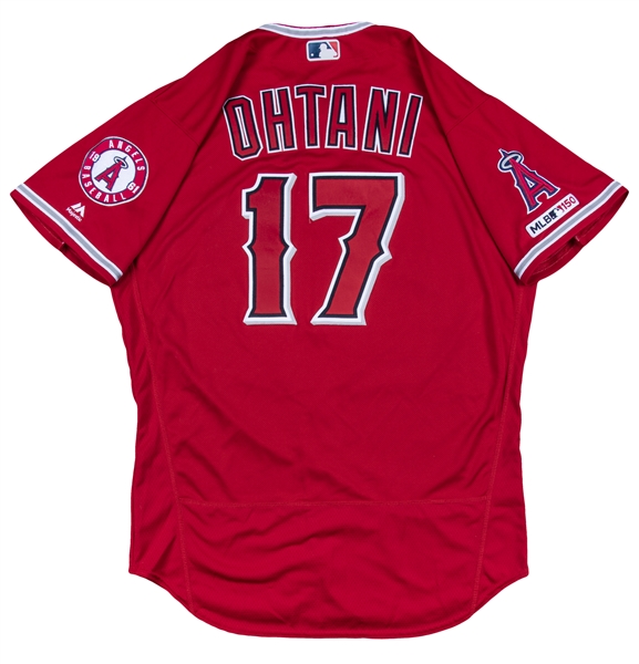 Lot Detail - 2019 Shohei Ohtani Game Used Los Angeles Angels Red