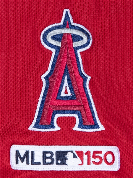 Lot Detail - 2018 Shohei Ohtani Rookie of Year Game Used Los Angeles Angels  Red Alternate Jersey Photo Matched to 12 Games Including 4 Home Runs (MLB  Authenticated & Sports Investors Authentication)