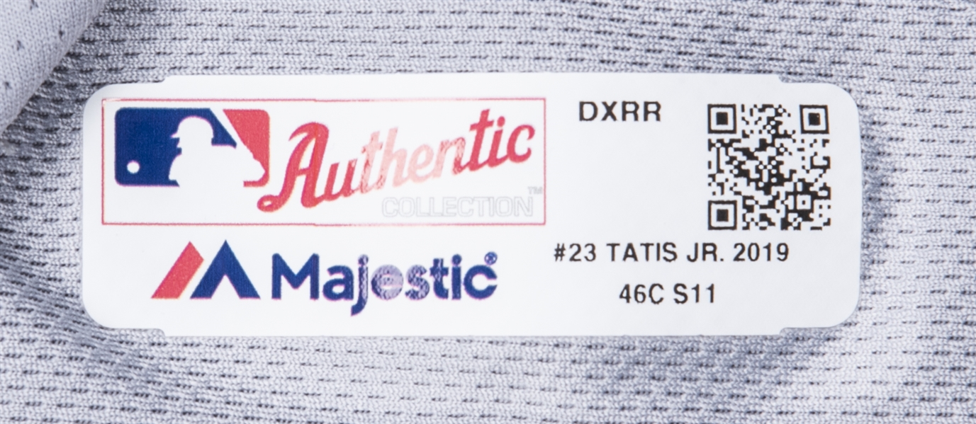 Lot Detail - 6/25/2019 Fernando Tatis Jr. San Diego Padres Rookie Game-Used  Road Jersey (Photo-Matched To Career Home Run #9 • MLB Authenticated •  Graded 10)
