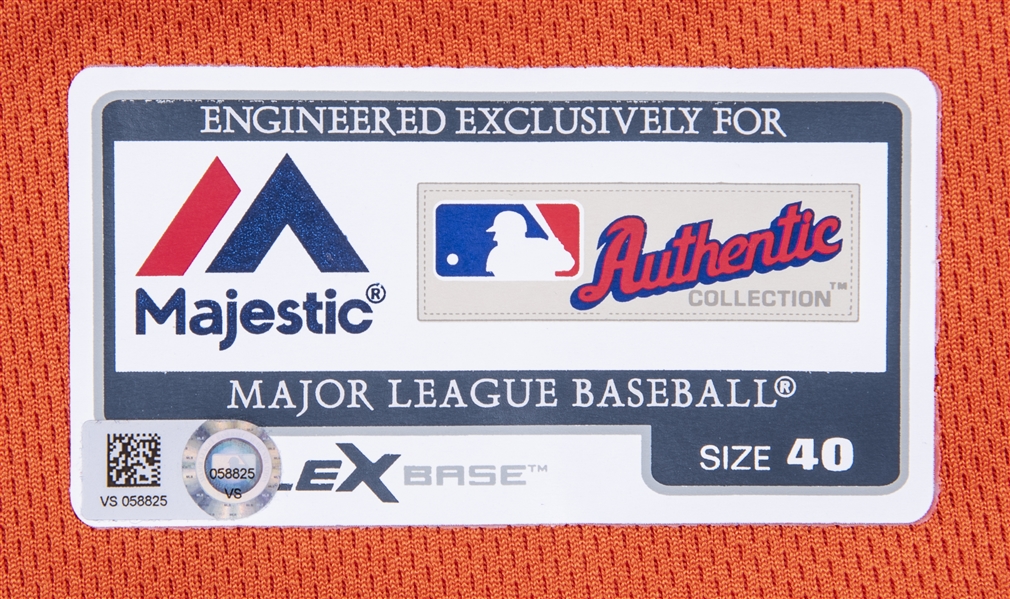 Lot Detail - 2019 Jose Altuve Game Used Houston Astros Orange Alternate  Jersey Photo Matched To 4 Games (MLB Authenticated & Sports Investors  Authentication)