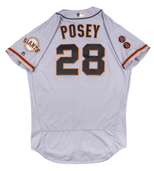 Buster Posey San Francisco Giants Majestic Jersey in 2023