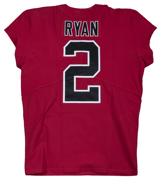 Lot Detail - 2017 Matt Ryan Game Used Atlanta Falcons Color Rush Jersey Used  On 12/7/2017 (Ryan/Fanatics COA)