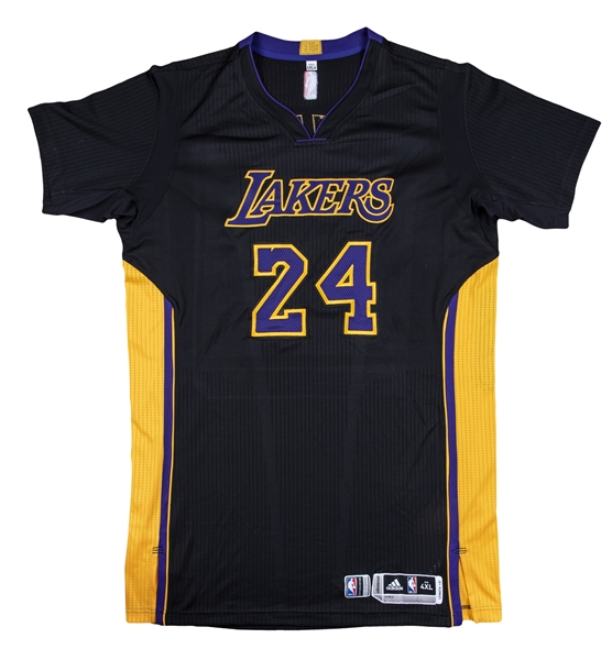 Lot Detail - 2014-15 Kobe Bryant Game Used and Signed Los Angeles ...