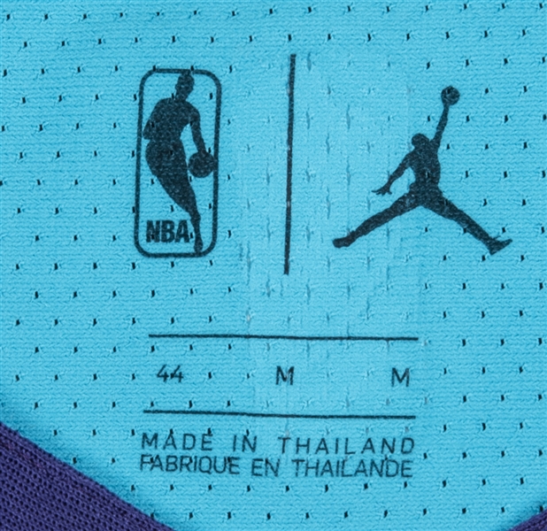 Nike Charlotte Hornets No15 Kemba Walker Teal NBA Jordan Authentic Icon Edition Jersey