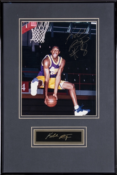 Lot Detail - Kobe Bryant Full Name Signed Los Angeles Lakers