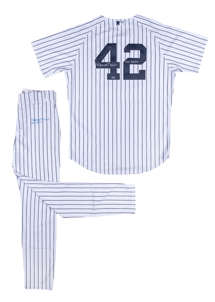 Mariano Rivera 2013 Yankees Game-Used Jersey & Undershirt