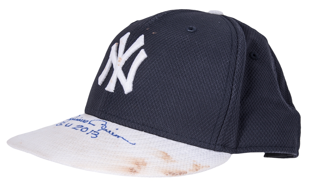 2013 Mariano Rivera Game Worn, Signed & Inscribed New York Yankees