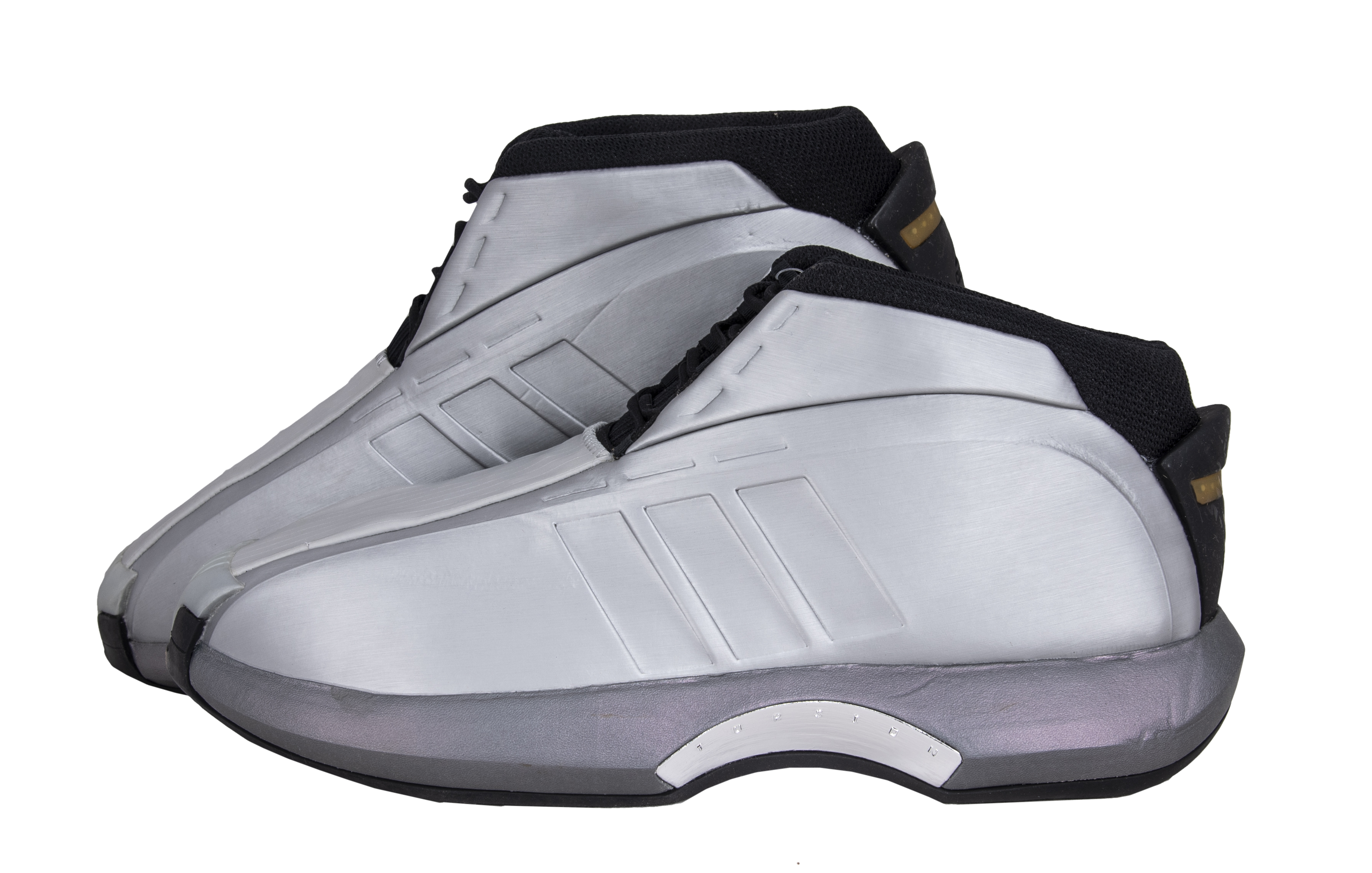 Lot Detail - Adidas "The Kobe" Silver Color Developmental Pair of