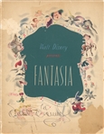 Walt Disney Signed Fantasia Program - Very Rare (JSA)