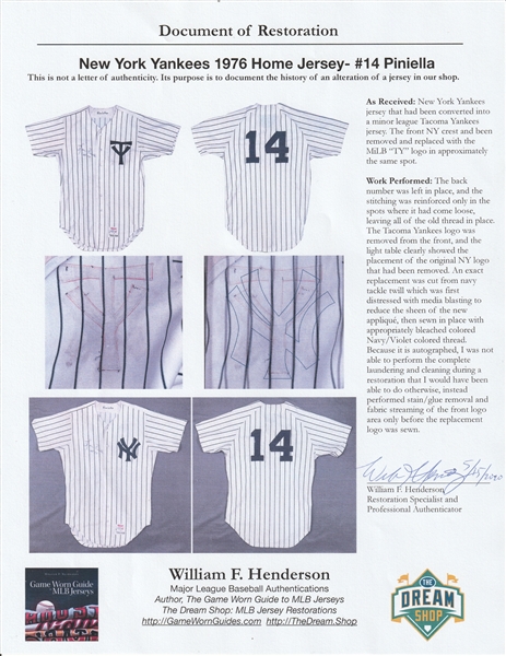 Bill Henderson: The Game Worn Guide to MLB Jerseys / The Dream Shop  added - Bill Henderson: The Game Worn Guide to MLB Jerseys / The Dream  Shop