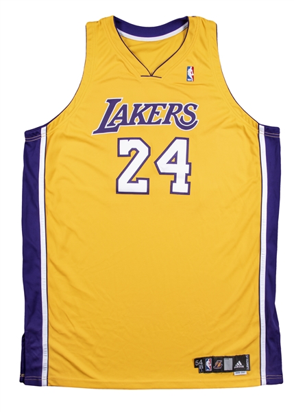 Sold at Auction: Kobe Bryant Signed Jersey (Beckett LOA)