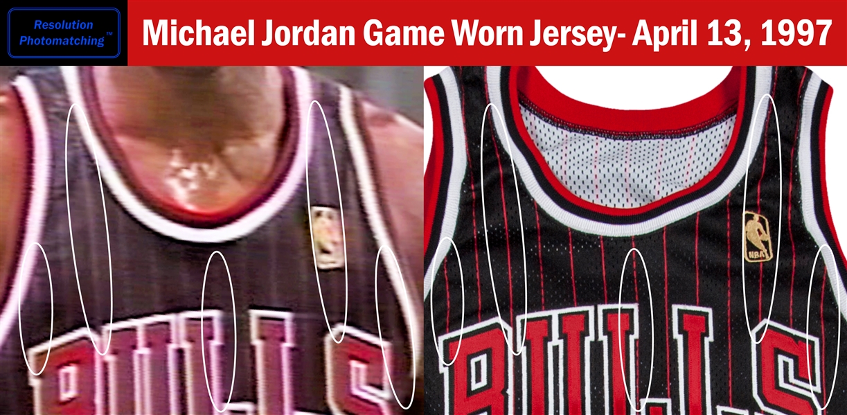 Lot Detail - 1994-95 Michael Jordan Chicago Bulls Game Worn #45 Jersey Worn  During Comeback Season (MEARS LOA)