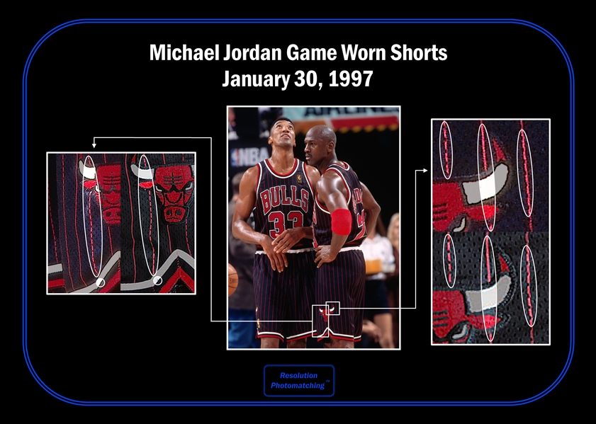 Lot Detail - Michael Jordan 1995-96 Chicago Bulls Professional Model  Alternate Road Black Pinstripe Jersey