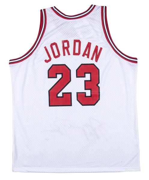Michael Jordan Signed LE Authentic Mitchell & Ness 1984-85 Bulls