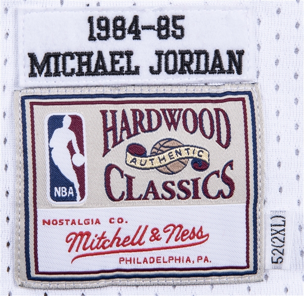 Michael Jordan Signed LE Authentic Mitchell & Ness 1984-85 Bulls Rookie  Jersey with ROY Patch #84/123 (UDA)