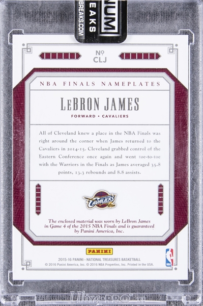My Sick Patch Saturday submission: A LeBron James 2016 NBA Finals patch.  His only title as a Cav. : r/basketballcards