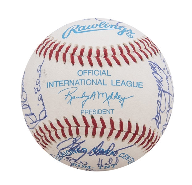 Lot Detail - 1992 Columbus Clippers Autographed Baseball Game