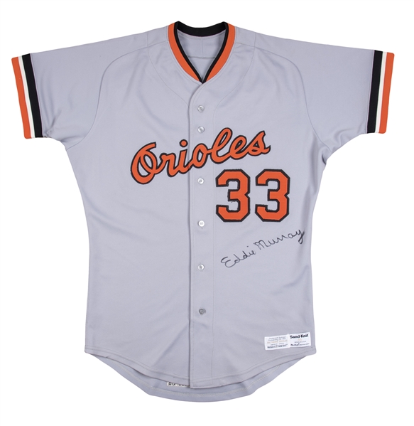Eddie Murray Autographed Baltimore Orioles Mitchell & Ness 2XL Jersey JSA  21858
