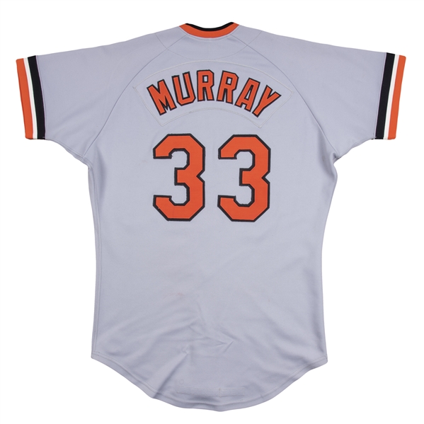 1988 Eddie Murray Game Worn & Signed Baltimore Orioles Jersey