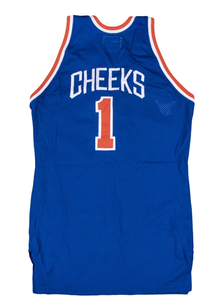 Lot Detail - 1990-1991 Maurice Cheeks NY Knicks Game-Used Home Jersey
