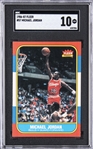 1986/87 Fleer #57 Michael Jordan Rookie Card – SGC GEM MINT 10