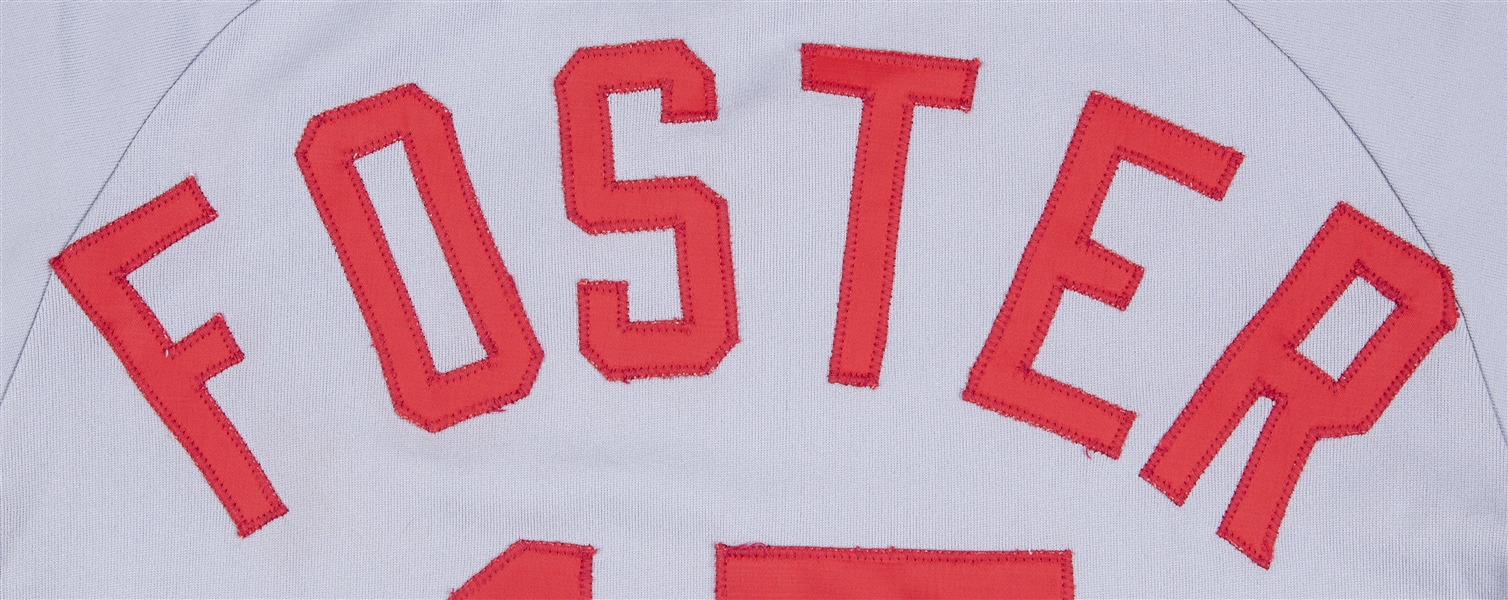Lot Detail - 1981 George Foster Game Used & Photo Matched Cincinnati Reds  Road Jersey (Sports Investors Authentication)
