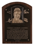 1997 Tommy Lasordas Personal Baseball Hall Of Fame Induction Plaque Given To Him By The Baseball Hall Of Fame (Lasorda LOA)
