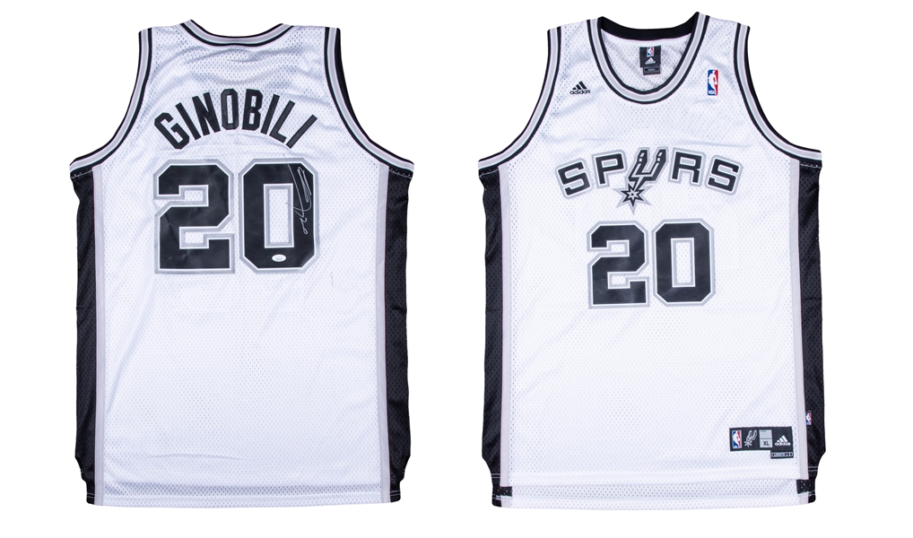 Kawhi Leonard Signed San Antonio Spurs Jersey.  Basketball, Lot #44225