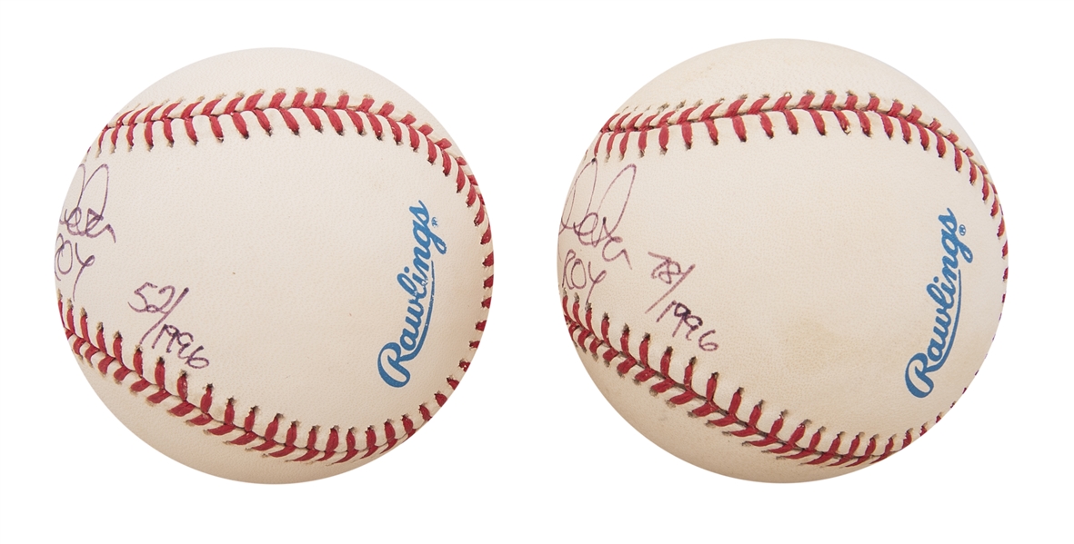 Derek Jeter Autographed Rawlings Official Major League Baseball with HOF  2020 Inscription
