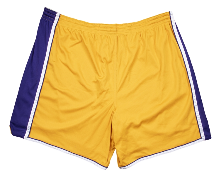lakers championship shorts