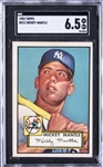 1952 Topps #311 Mickey Mantle Rookie Card - SGC EX/NM+ 6.5