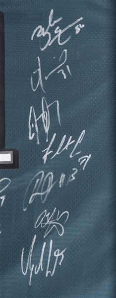 Framing a Signed Carson Wentz Jersey From the Philadelphia Eagles
