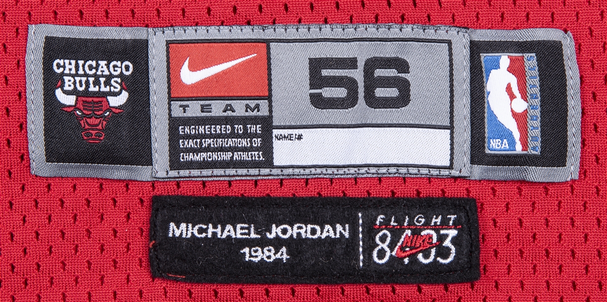 Nike Michael Jordan Jersey Black/Red Flight 8403