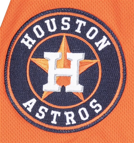 Lot Detail - 2017 Justin Verlander Game Used Houston Astros Alternate Jersey  Photo Matched To 9/17/17 - AL West Division Clinch Game (MLB Authenticated  & Resolution Photomatching)