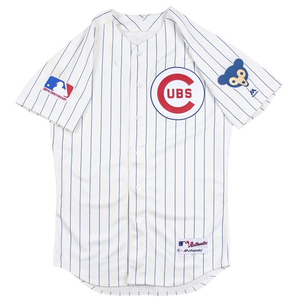 Javier Baez Game-Used Jersey -- Cubs at White Sox -- 9/23/18