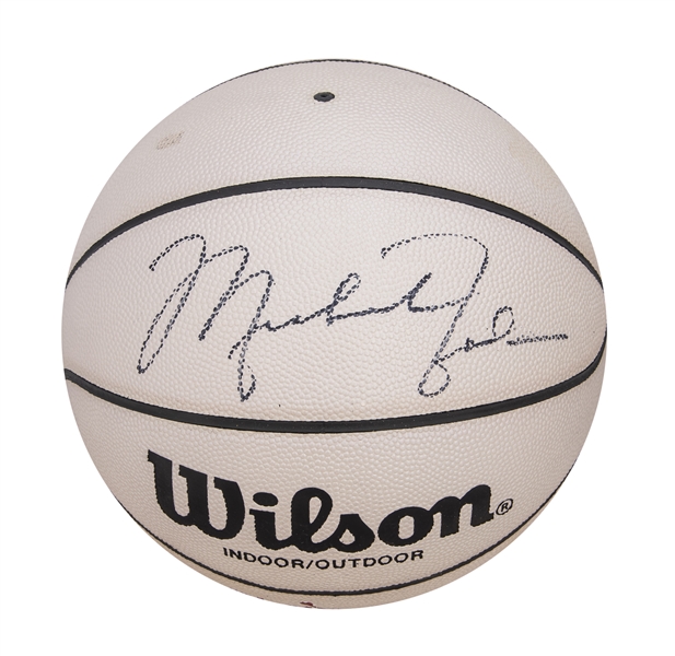 michael jordan signature basketball