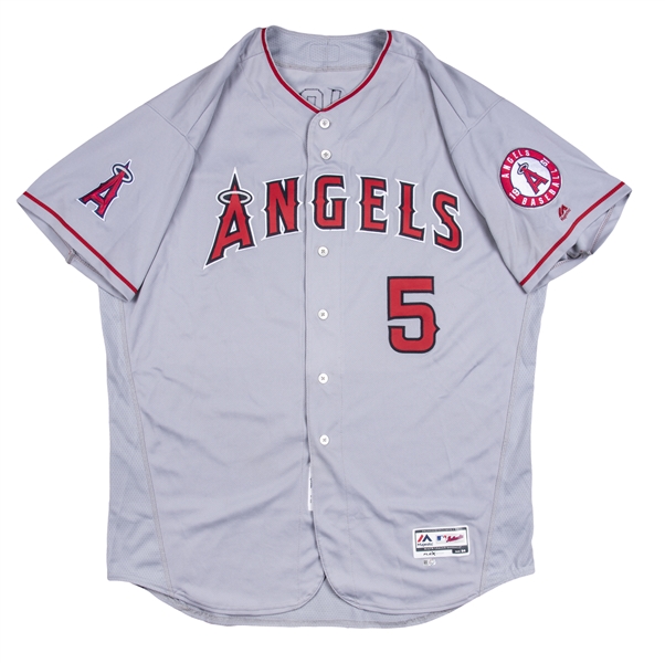 Lot Detail - 2017 Albert Pujols Game Used, Signed & Inscribed Los Angeles  Angels Road Jersey Used On 7/9/2017 For Career Home Run #604 (MLB  Authenticated & Beckett)