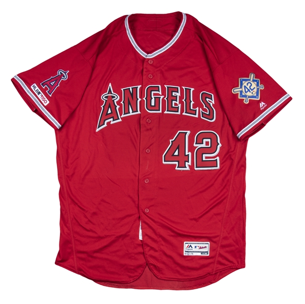 Lot Detail - 2019 Albert Pujols Game Used, Signed & Inscribed Los Angeles  Angels Jackie Robinson Day Alternate Jersey Used on 4/15/2019 (MLB  Authenticated & Beckett)