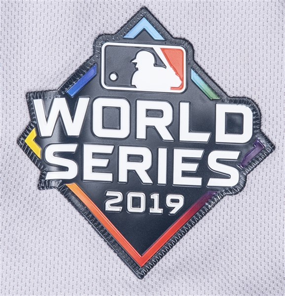Jose Altuve Game-Used 2019 World Series Game 6 Jersey (Size 42)