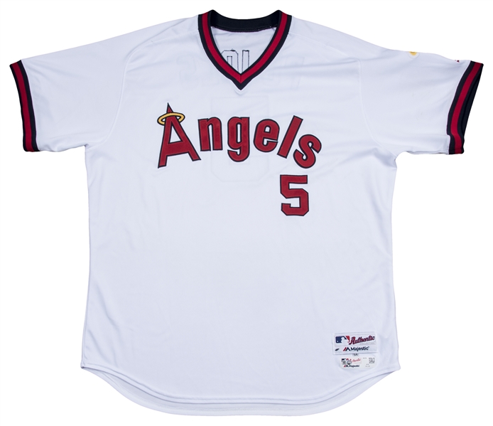 Anaheim Angels Vintage Turn Ahead The Clock Vintage Baseball Jersey