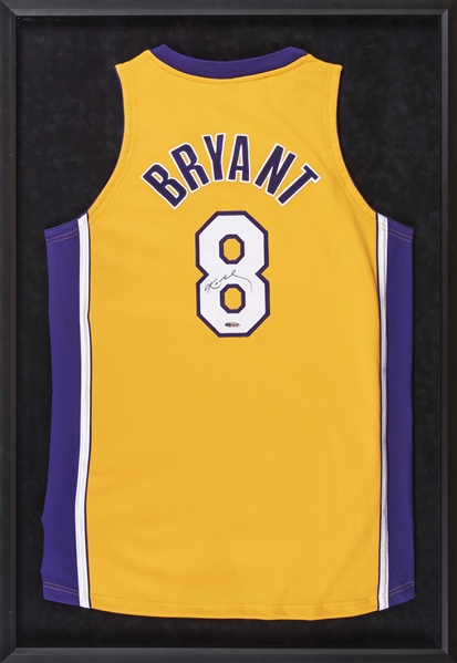 Lot Detail - Kobe Bryant Signed and Framed Los Angeles Lakers #8