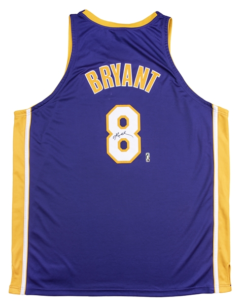 kobe bryant authentic jersey signed