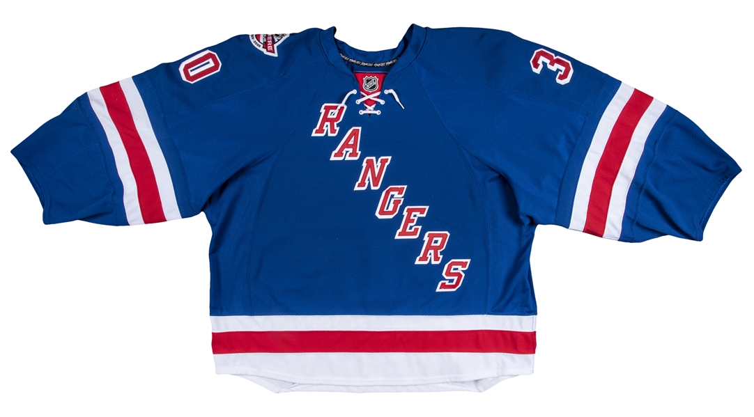 Henrik Lundqvist New York Rangers Game-Worn 2018 NHL Winter Classic Jersey  - NHL Auctions